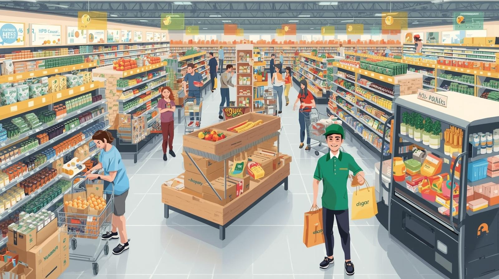 Livraison depuis les supermarchés Livraison depuis les supermarchés